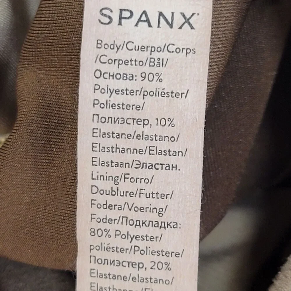 Spanx Faux Suede Leggings Camel Tan‎ Womens Size Medium Equestrian